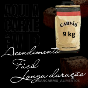CARVÃO VEGETAL - 9 KG